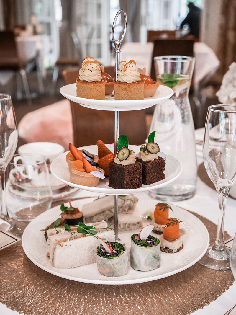 High tea at the Pavilion at Wintergarden Café