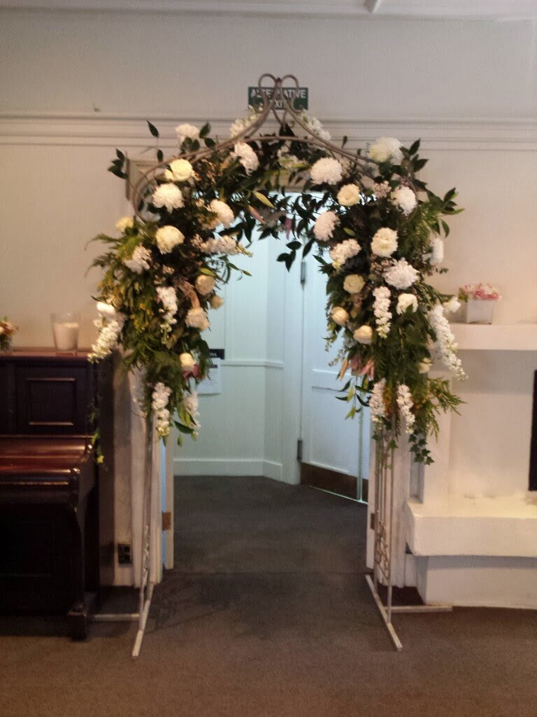 Wintergarden Pavilion Wedding, Entranceway