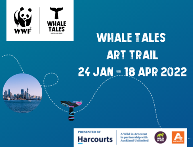 What's on in the Auckland Domain - WINTERGARDEN CAFE AND THE WHALE TALES ART TRAIL,
